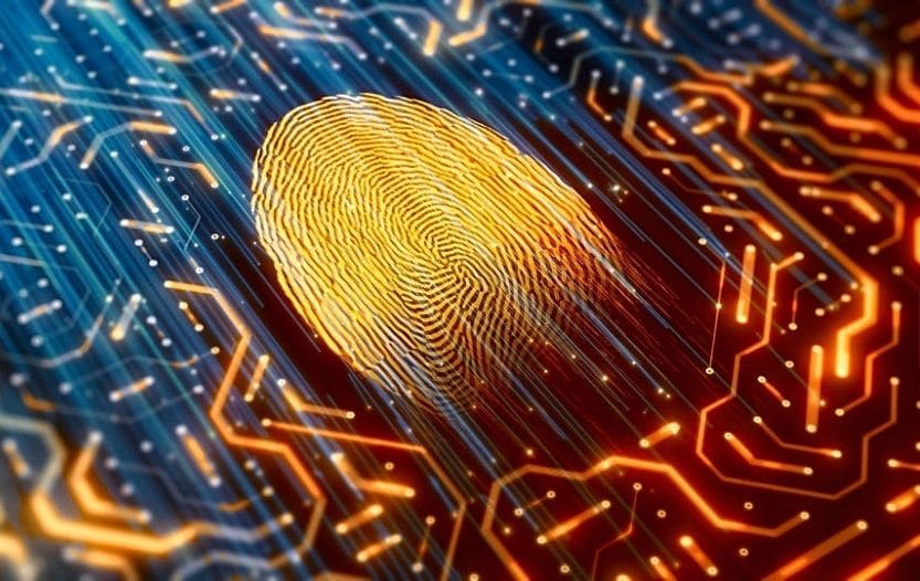 Digital fingerprint over an electronic circuit board