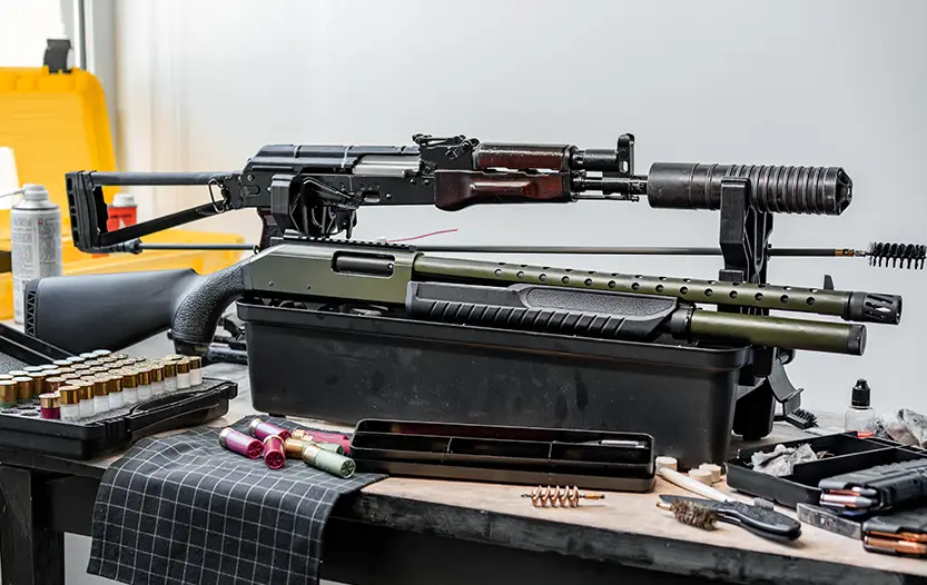 Firearm maintenance and responsible equipment care