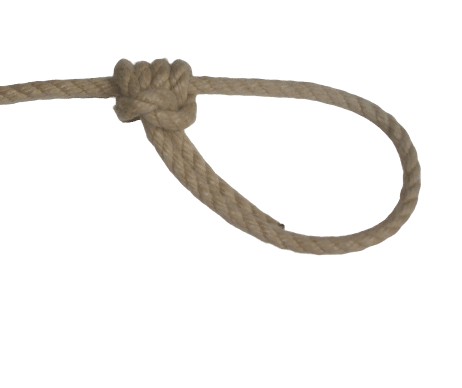Tarbuck knot forming an adjustable loop