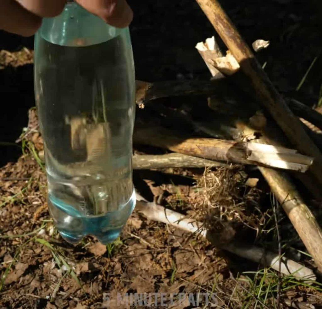 25. Water bottles can start fires, by magnifying light.