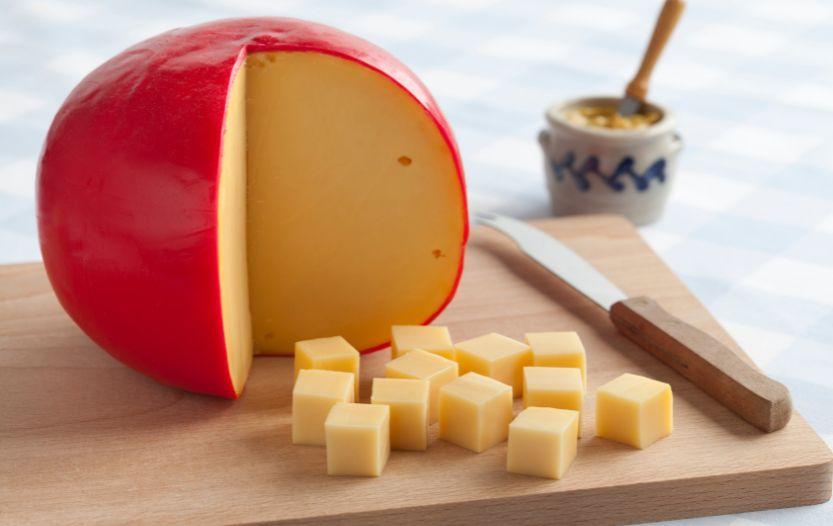 cheese encased in wax