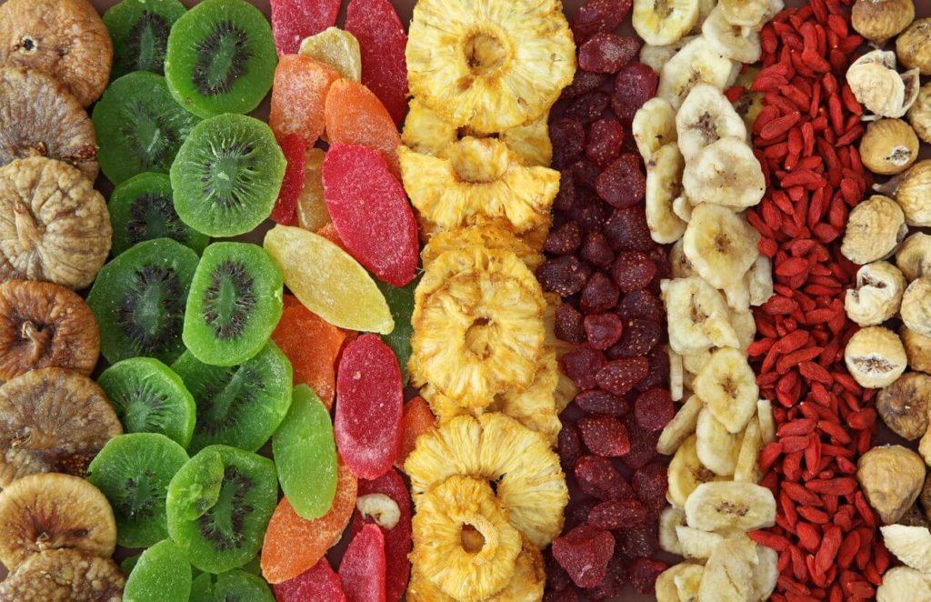 dehydrated fruits and veggies
