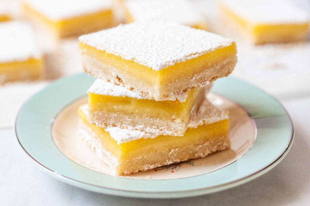 How to make lemon bars out of powdered eggs