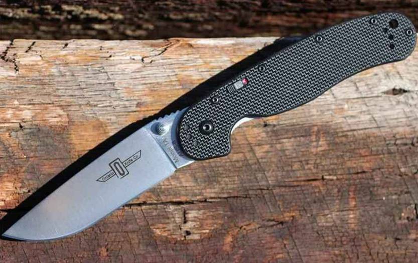 RAT1ABP spring assisted knife by Ontario Knife Company