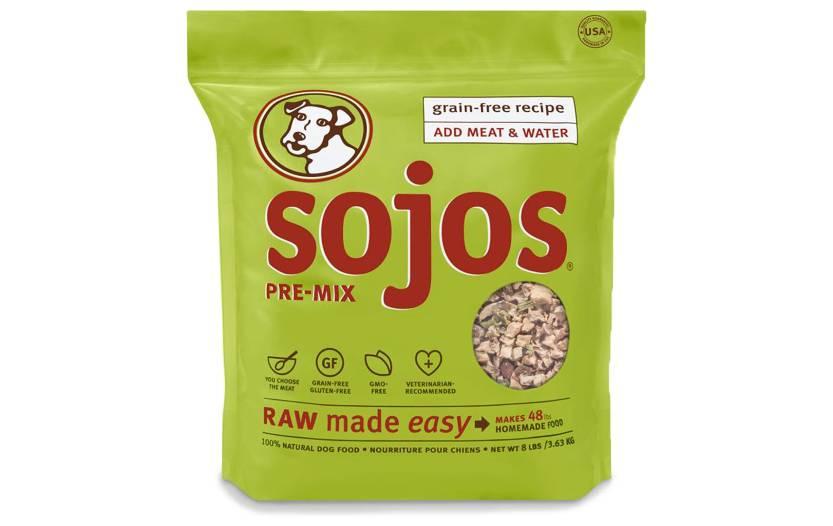 SOJOS Natural Pet Food Pre Mix Grain Free Freeze Dried Raw Dry Dog Food