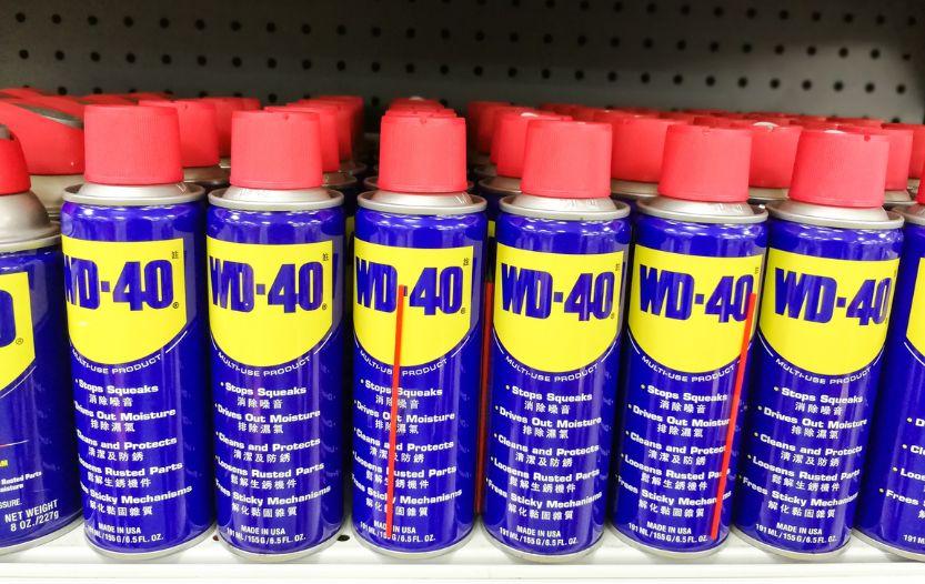 does wd40 freeze