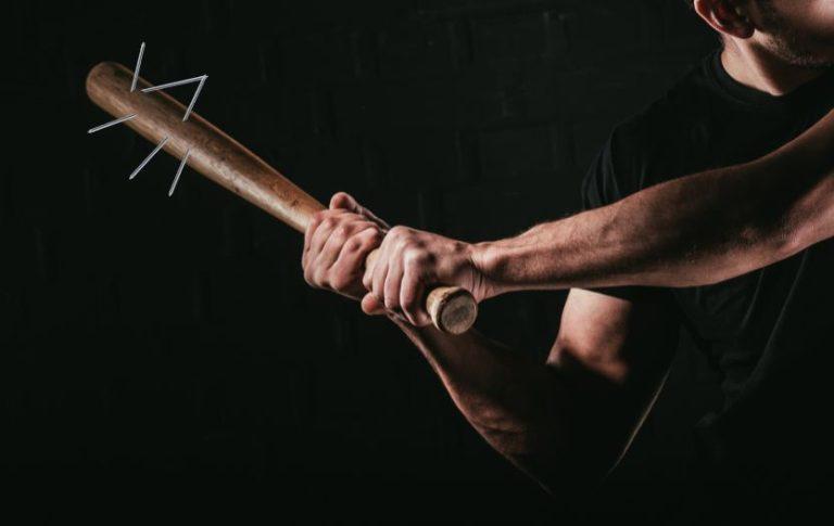 how to make a spiked bat