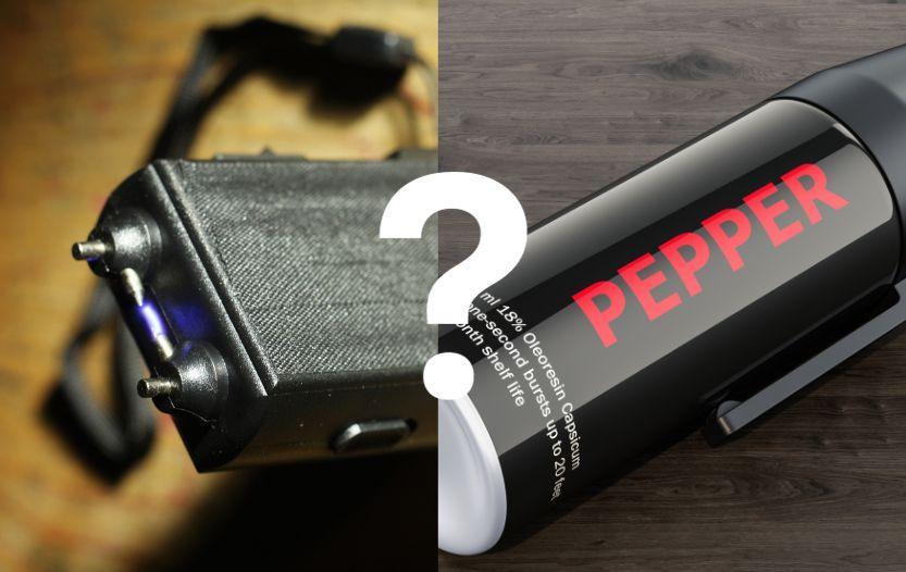 Taser vs Pepper Spray [What Preppers Should Know]