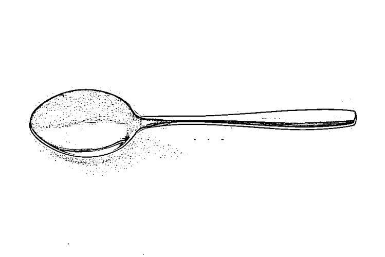 drawing out a spoon whittling spoon